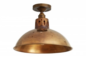Paris Industrial Brass Ceiling Light